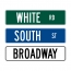 Street Name Signs (6'' High Intensity)